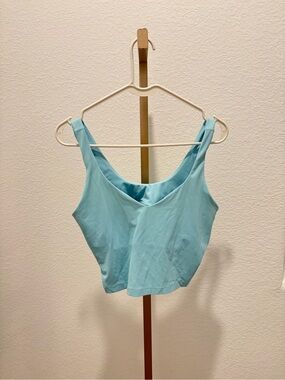 Lululemon Align Light Blue Crop Tank Top size 10